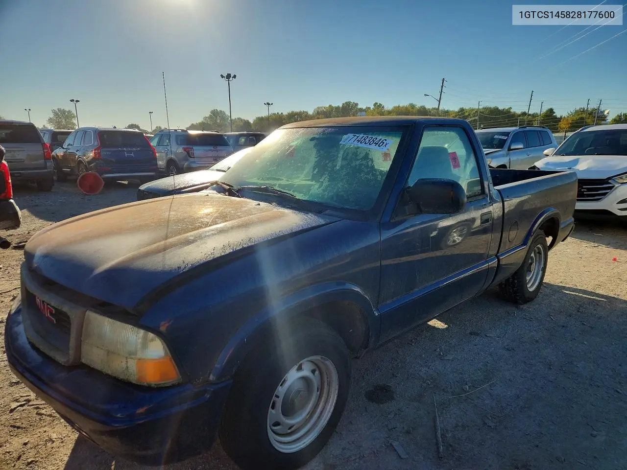 GMC SONOMA 2002, VIN 1GTCS145828177600