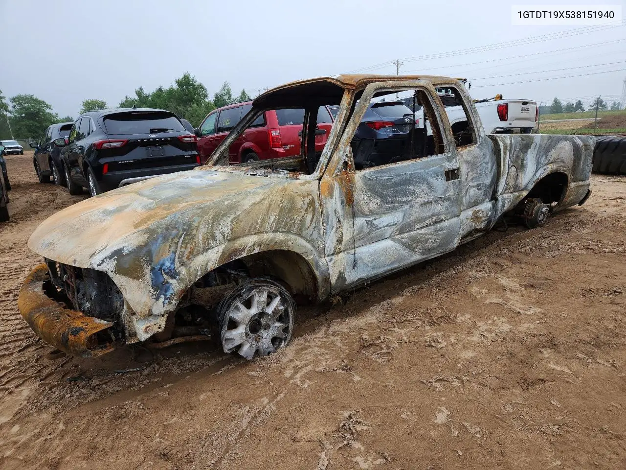 GMC SONOMA 2003, VIN 1GTDT19X538151940