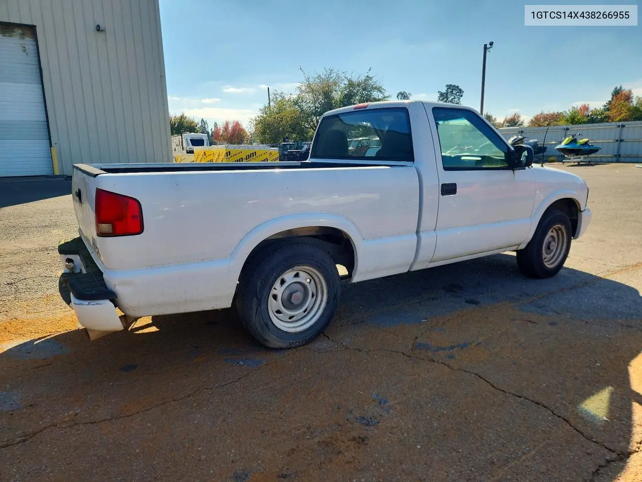 2003 GMC SONOMA VIN 1GTCS14X438266955 — фото 3