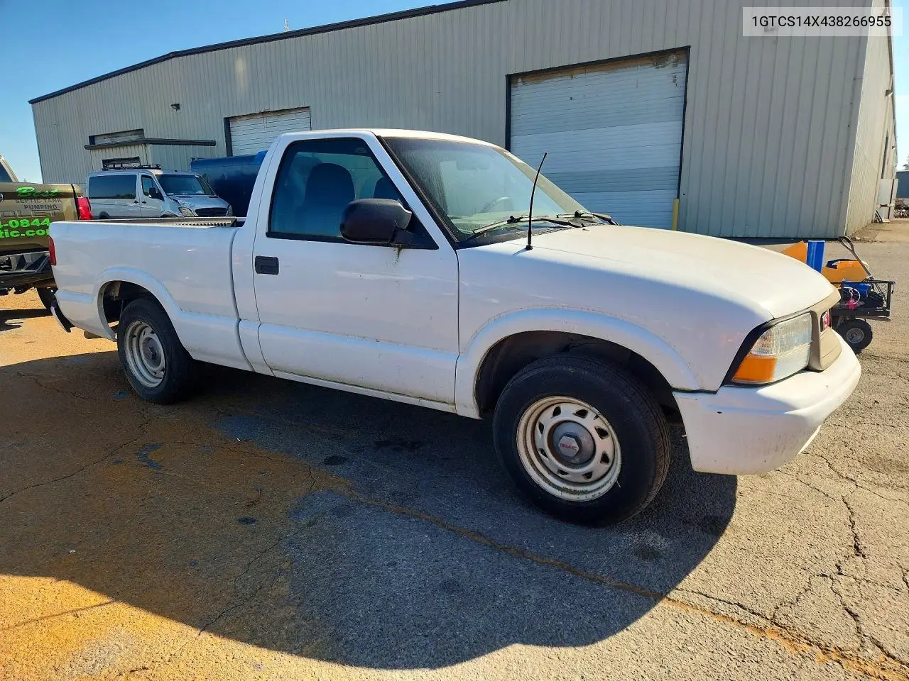 2003 GMC SONOMA VIN 1GTCS14X438266955 — фото 4