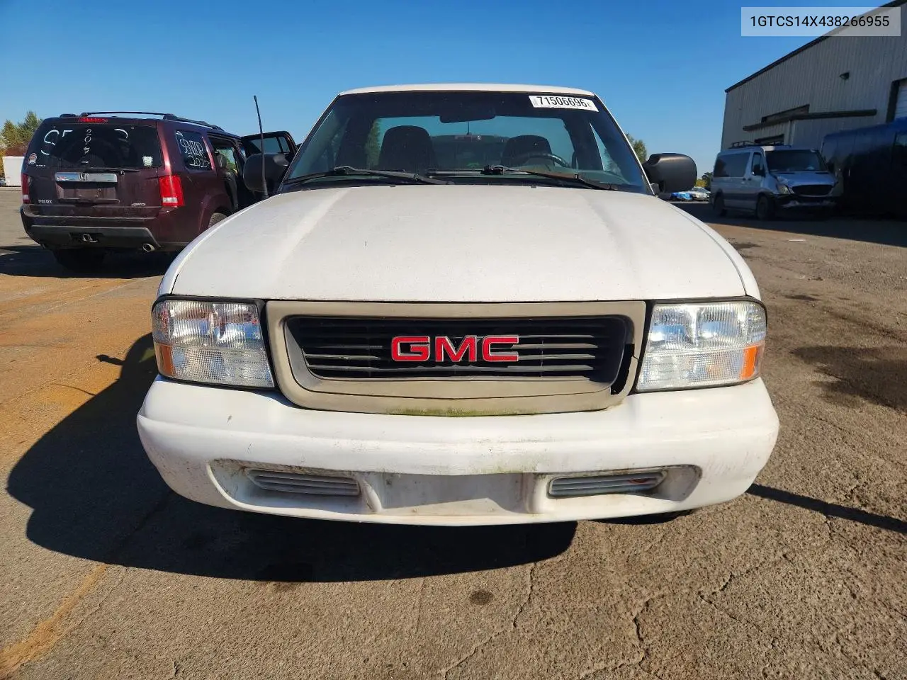 2003 GMC SONOMA VIN 1GTCS14X438266955 — фото 5