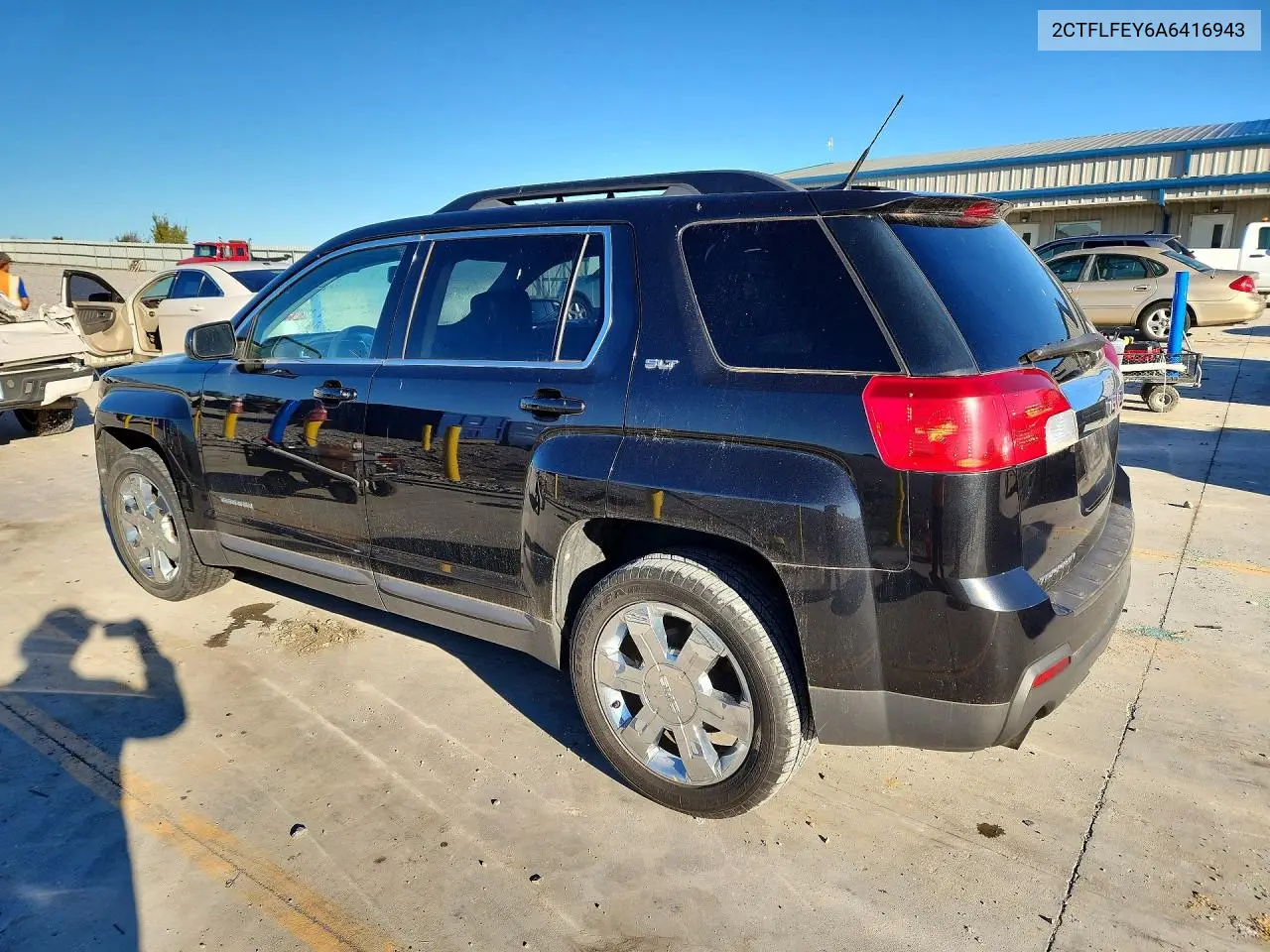 2010 GMC TERRAIN VIN 2CTFLFEY6A6416943 — фото 2