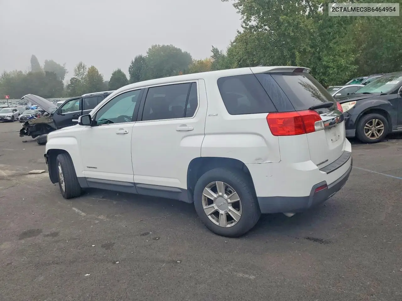 2011 GMC TERRAIN VIN 2CTALMEC3B6464954 — фото 2