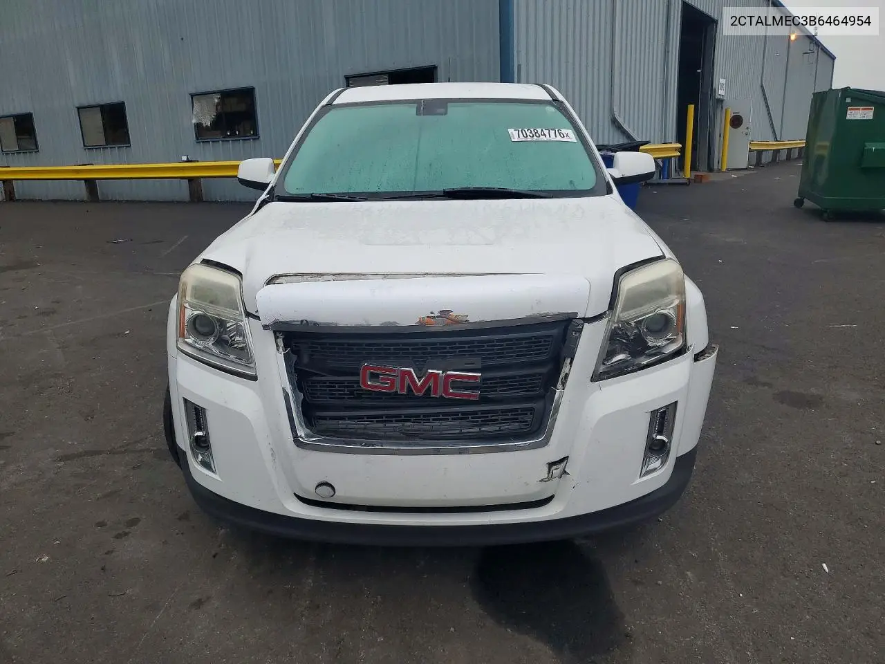 2011 GMC TERRAIN VIN 2CTALMEC3B6464954 — фото 5