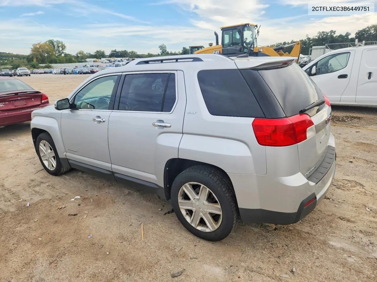 2011 GMC TERRAIN VIN 2CTFLXEC3B6449751 — фото 2