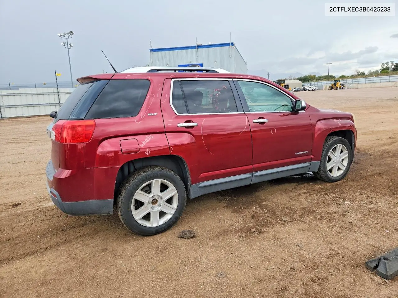 2011 GMC TERRAIN VIN 2CTFLXEC3B6425238 — фото 3