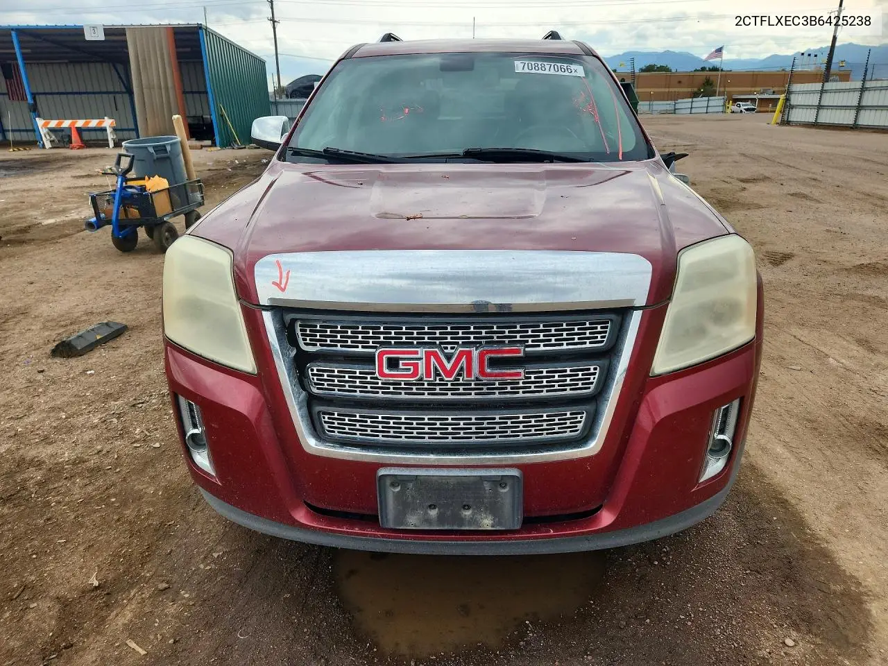 2011 GMC TERRAIN VIN 2CTFLXEC3B6425238 — фото 5