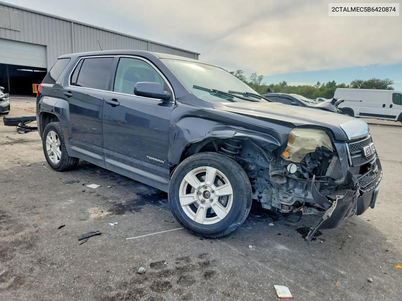 2011 GMC TERRAIN VIN 2CTALMEC5B6420874 — фото 4