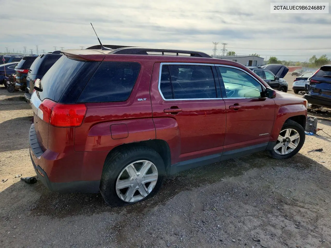 2011 GMC TERRAIN VIN 2CTALUEC9B6246887 — фото 3