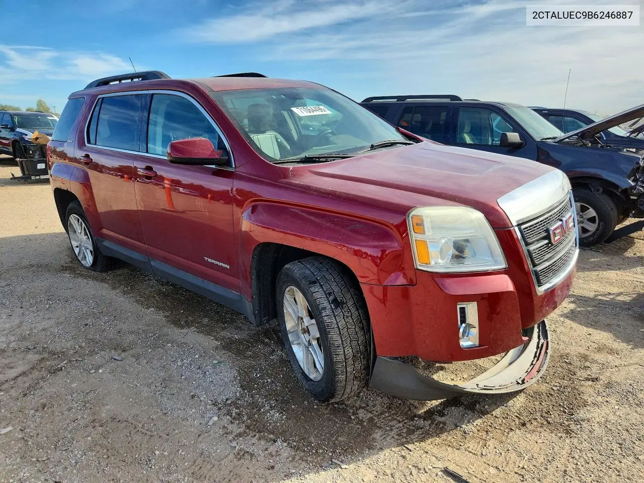 2011 GMC TERRAIN VIN 2CTALUEC9B6246887 — фото 4