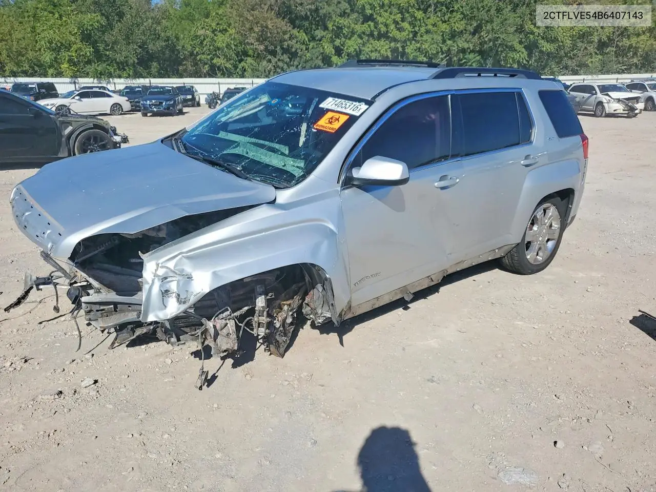 GMC TERRAIN 2011, VIN 2CTFLVE54B6407143