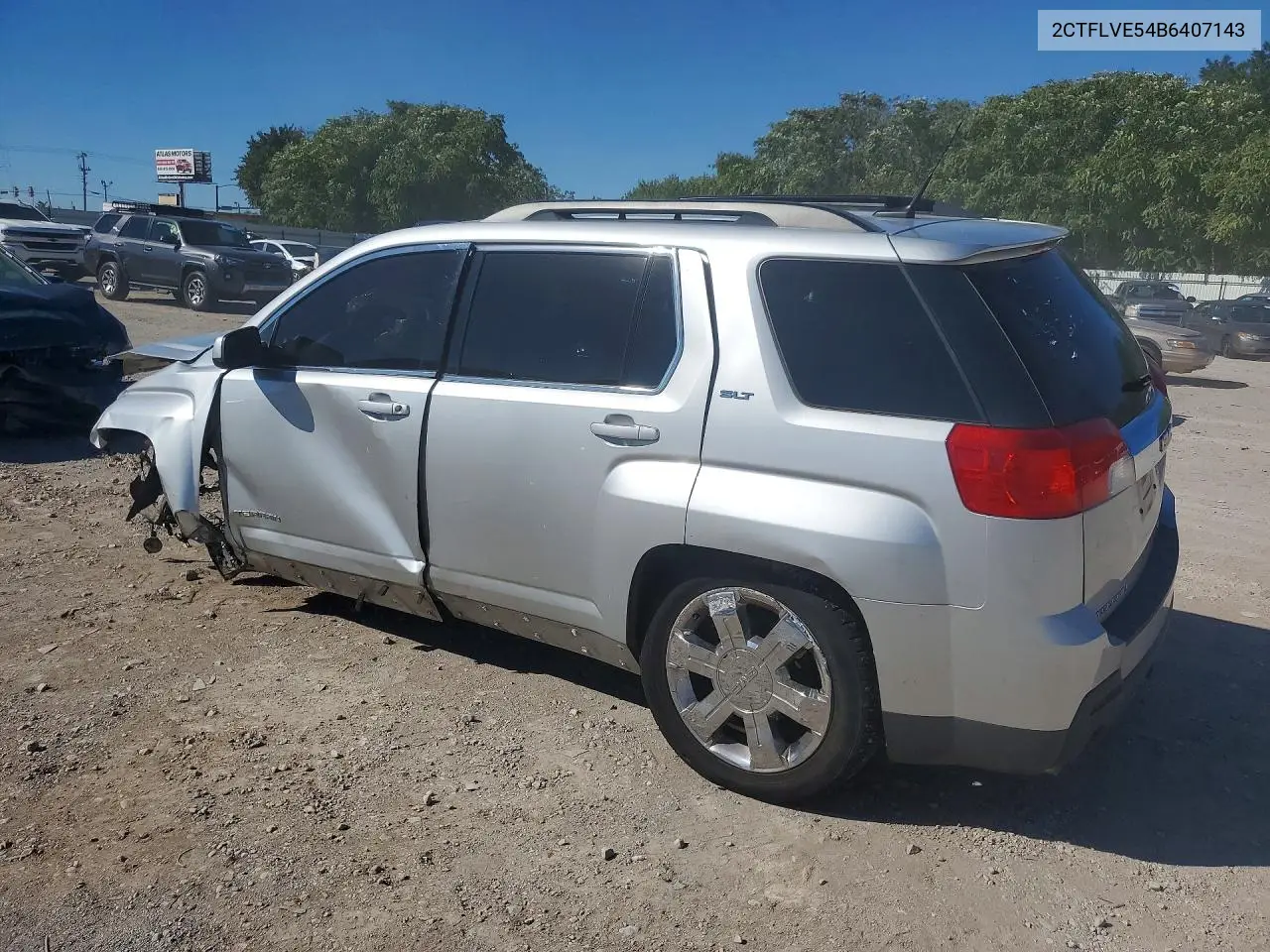 2011 GMC TERRAIN VIN 2CTFLVE54B6407143 — фото 2