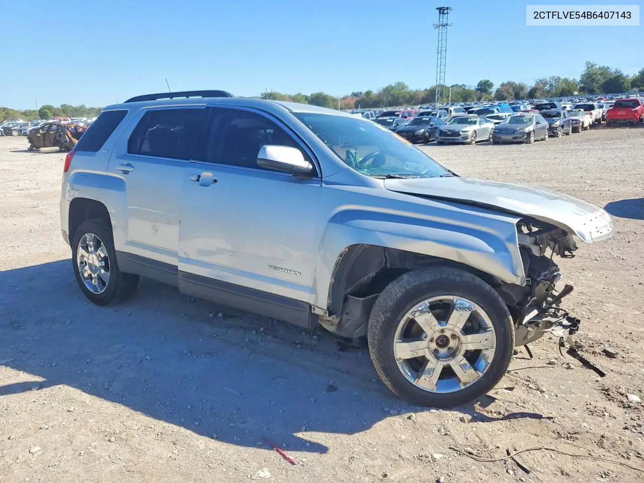 2011 GMC TERRAIN VIN 2CTFLVE54B6407143 — фото 4