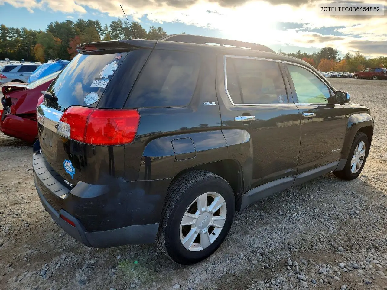 2011 GMC TERRAIN VIN 2CTFLTEC0B6454852 — фото 3