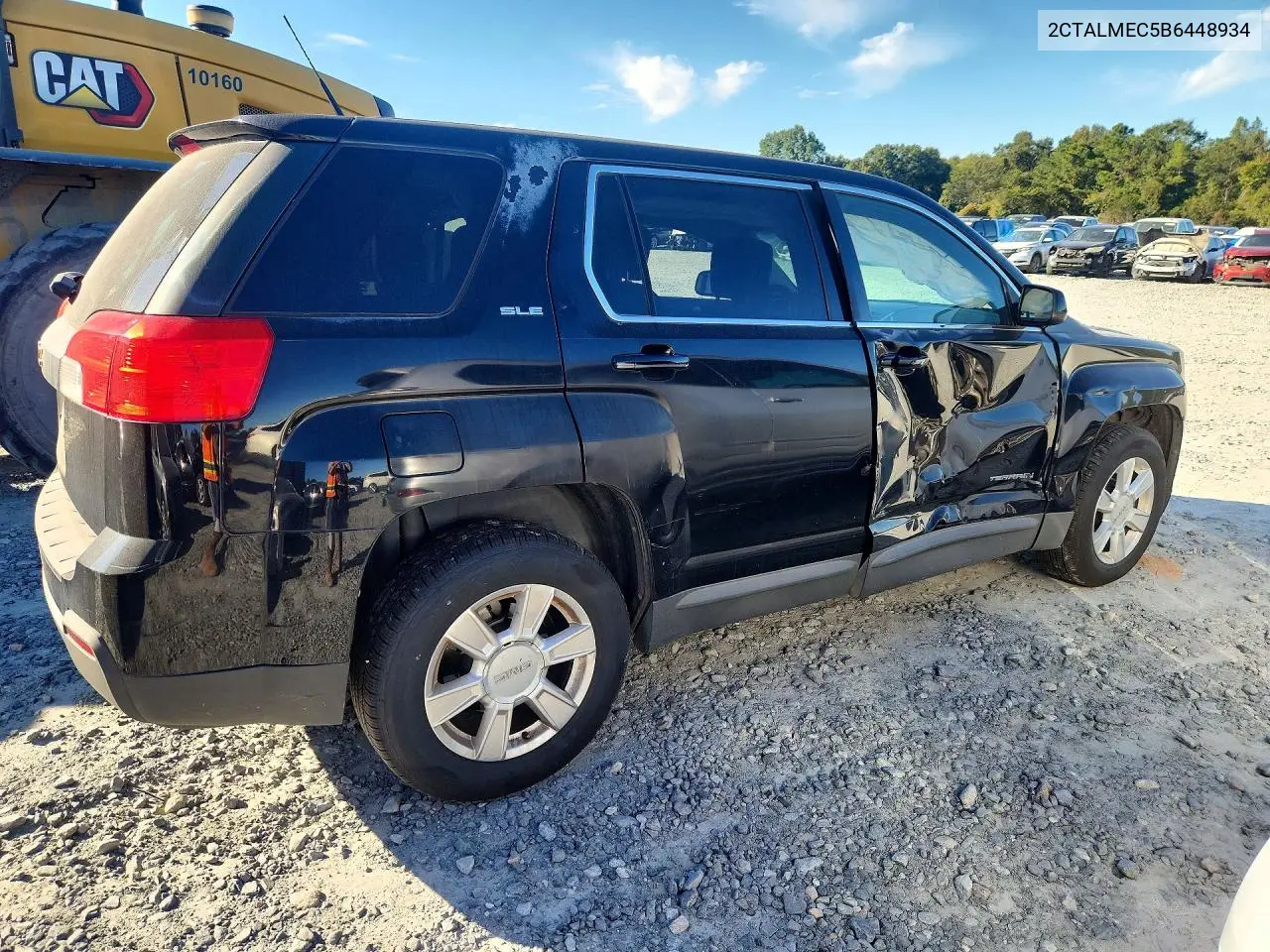 2011 GMC TERRAIN VIN 2CTALMEC5B6448934 — фото 3