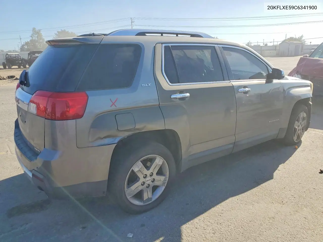 2012 GMC TERRAIN VIN 2GKFLXE59C6341900 — фото 3