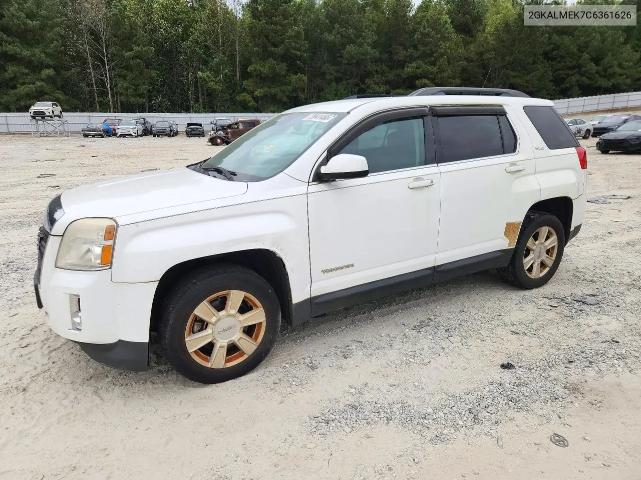 GMC TERRAIN 2012, VIN 2GKALMEK7C6361626