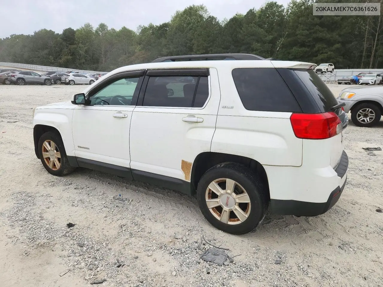 2012 GMC TERRAIN VIN 2GKALMEK7C6361626 — фото 2