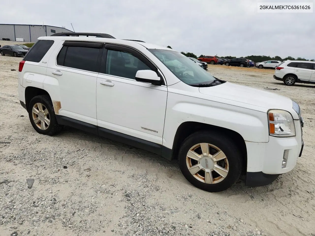 2012 GMC TERRAIN VIN 2GKALMEK7C6361626 — фото 4