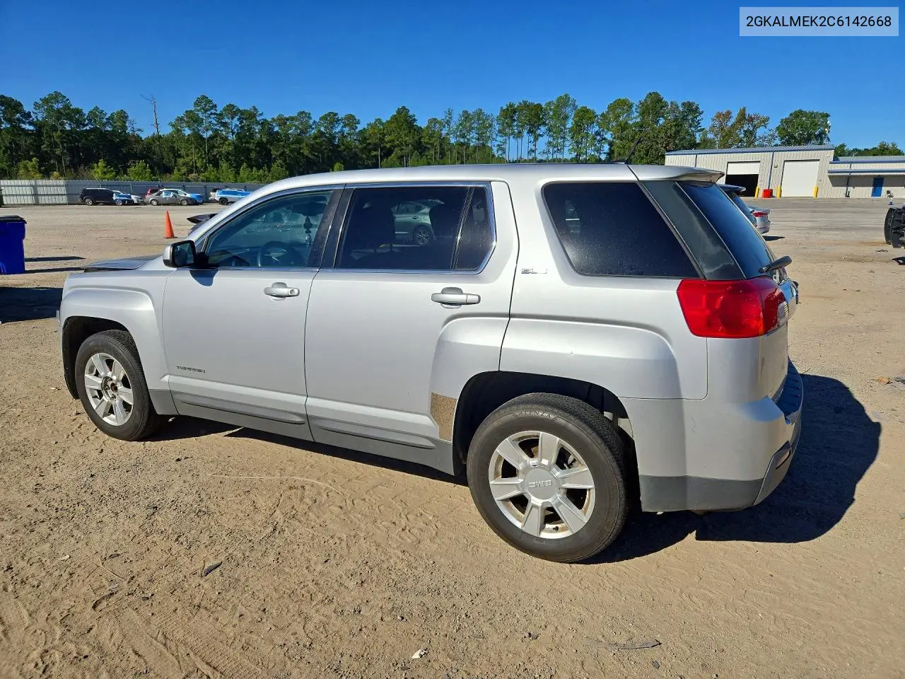 2012 GMC TERRAIN VIN 2GKALMEK2C6142668 — фото 2