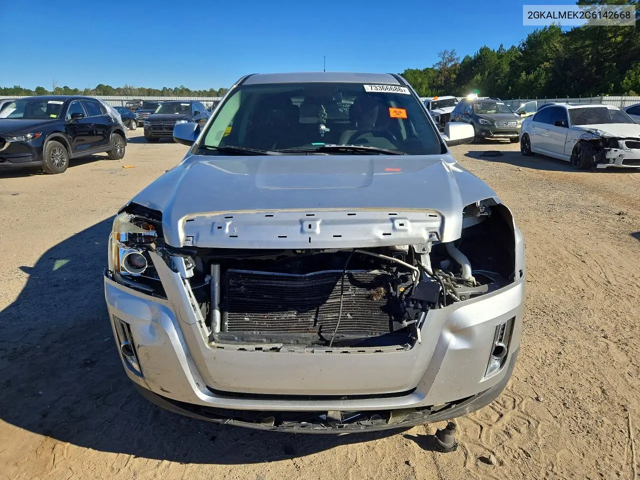 2012 GMC TERRAIN VIN 2GKALMEK2C6142668 — фото 5