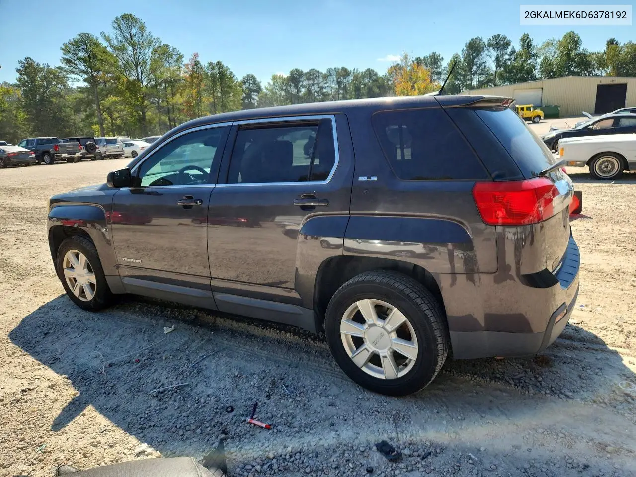 2013 GMC TERRAIN VIN 2GKALMEK6D6378192 — фото 2