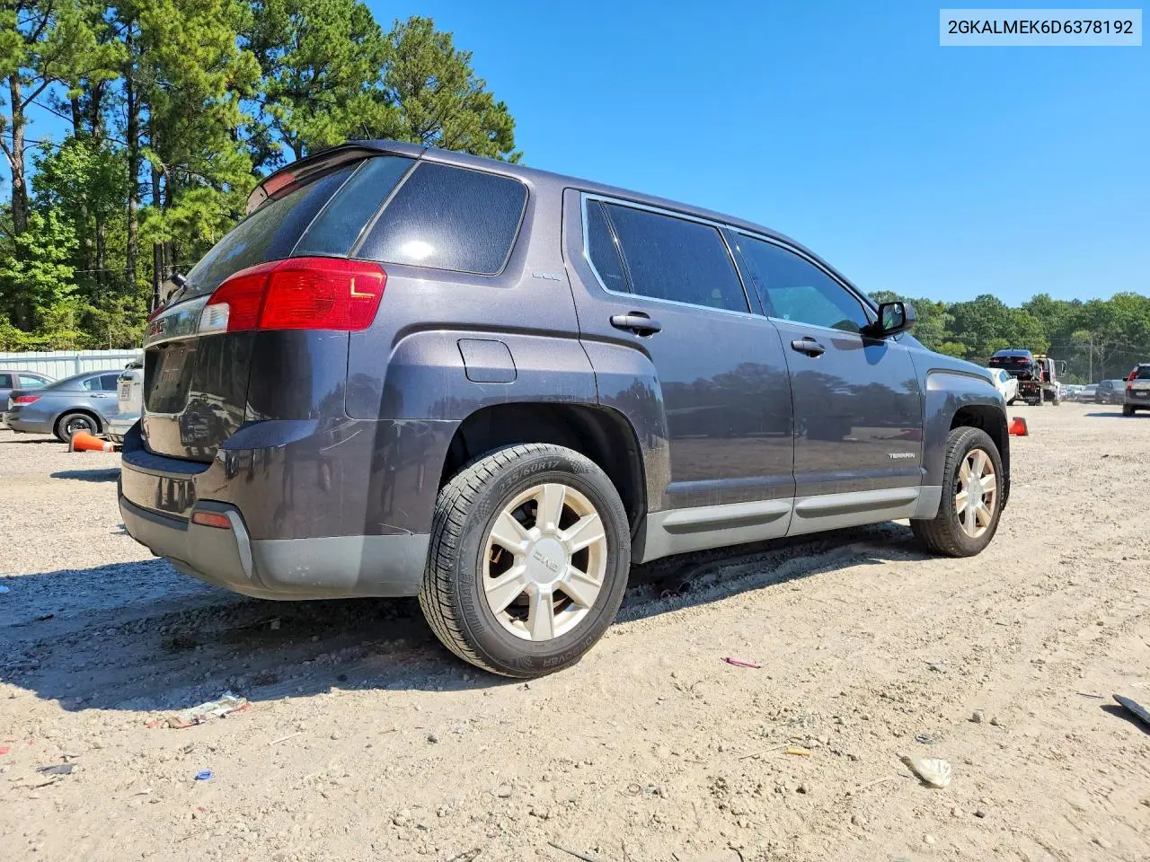 2013 GMC TERRAIN VIN 2GKALMEK6D6378192 — фото 3