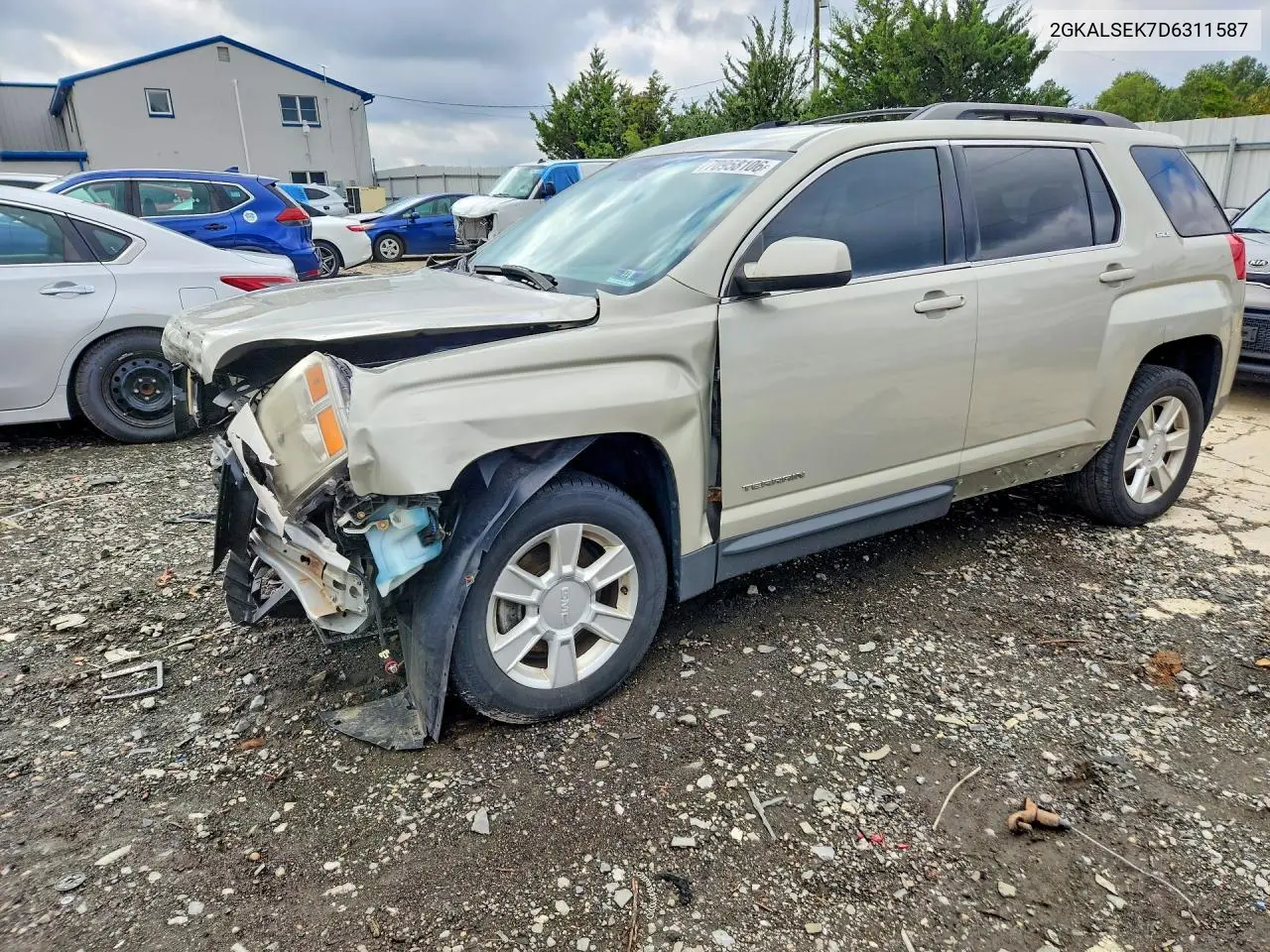 GMC TERRAIN 2013, VIN 2GKALSEK7D6311587