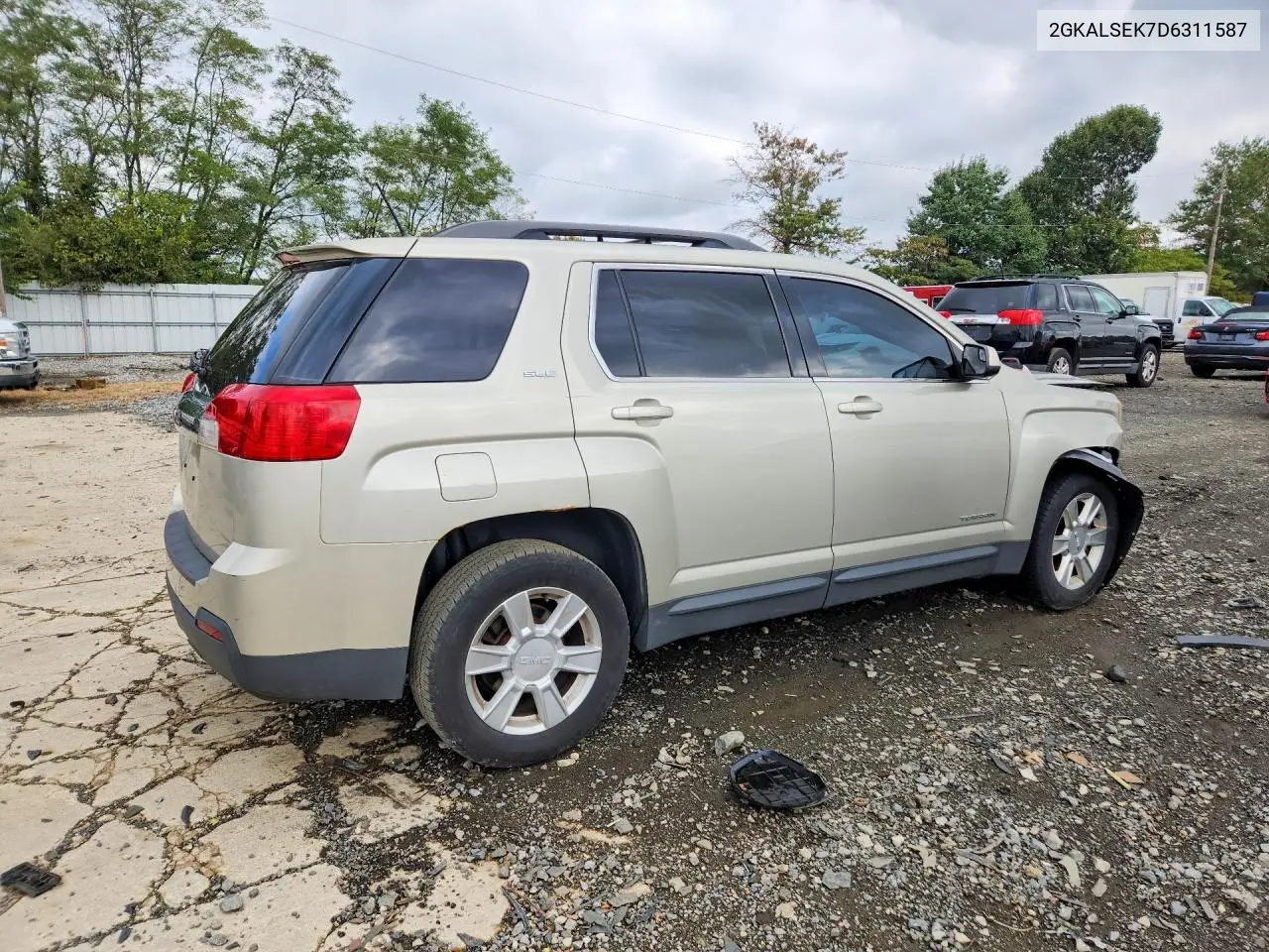 2013 GMC TERRAIN VIN 2GKALSEK7D6311587 — фото 3