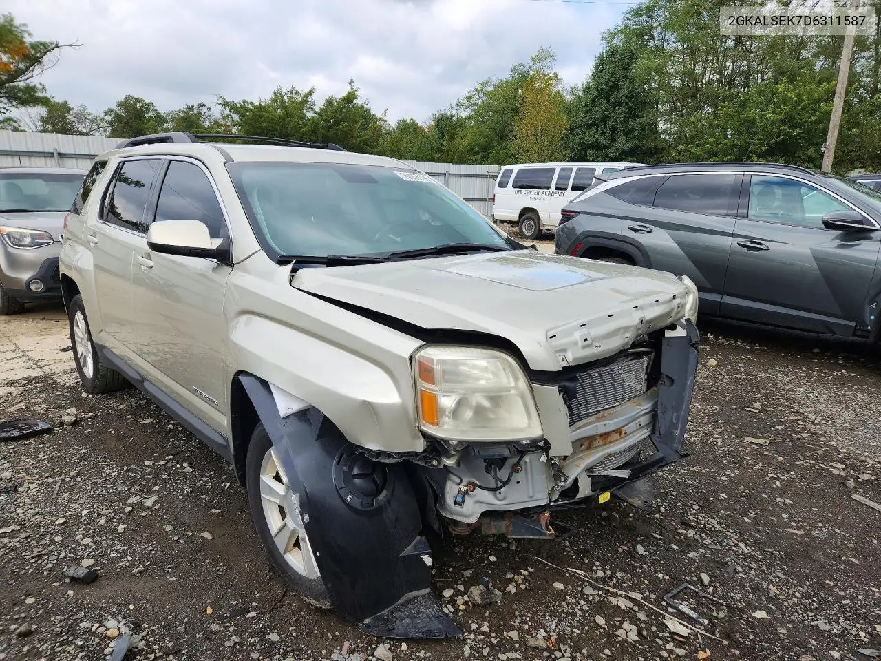 2013 GMC TERRAIN VIN 2GKALSEK7D6311587 — фото 4