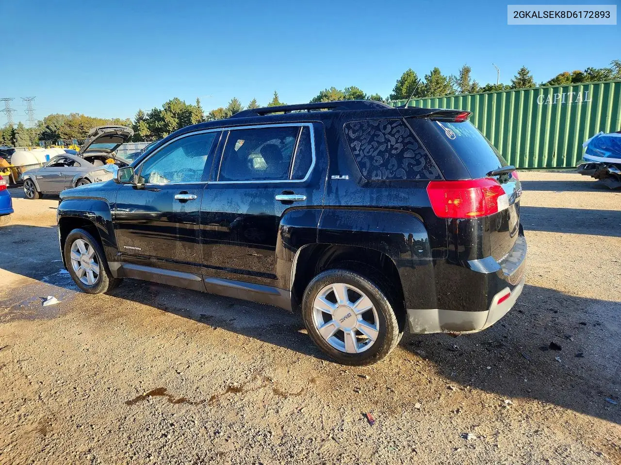 2013 GMC TERRAIN VIN 2GKALSEK8D6172893 — фото 2