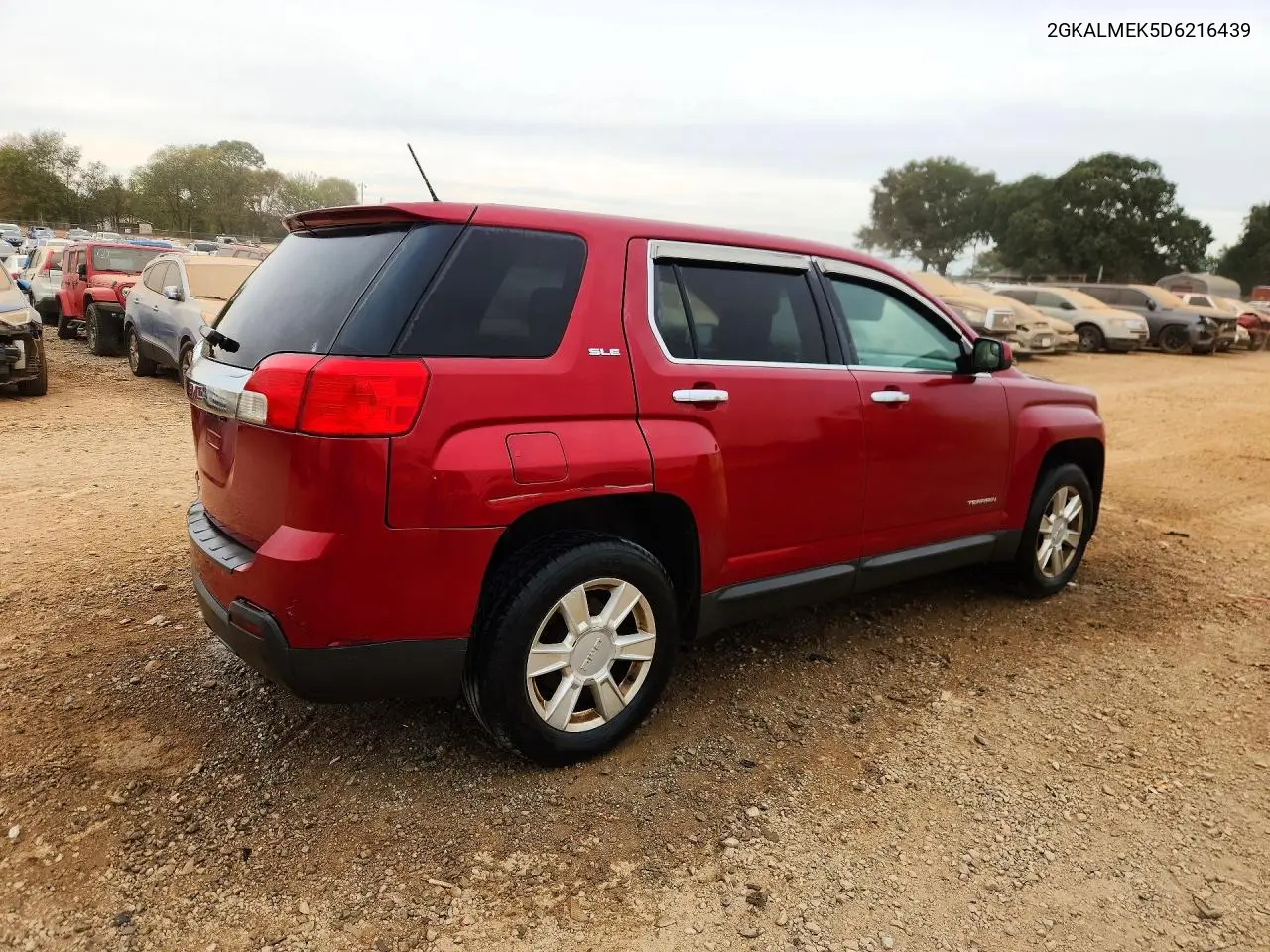2013 GMC TERRAIN VIN 2GKALMEK5D6216439 — фото 3