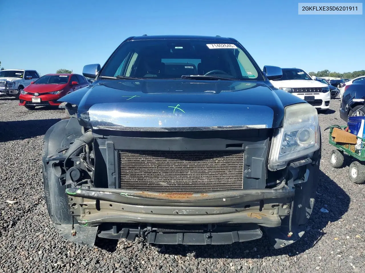 2013 GMC TERRAIN VIN 2GKFLXE35D6201911 — фото 5