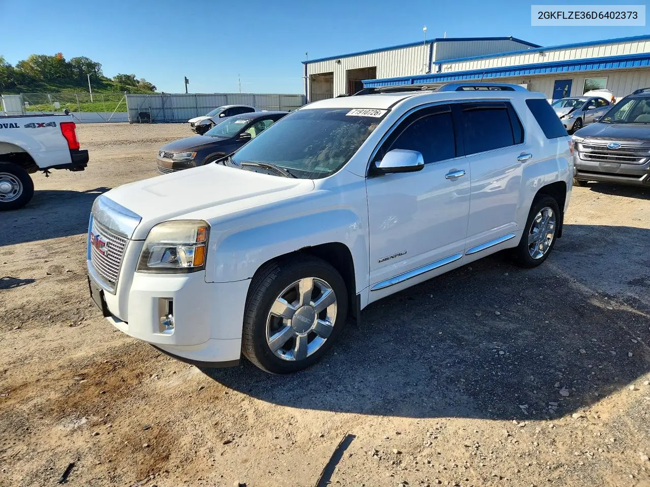GMC TERRAIN 2013, VIN 2GKFLZE36D6402373