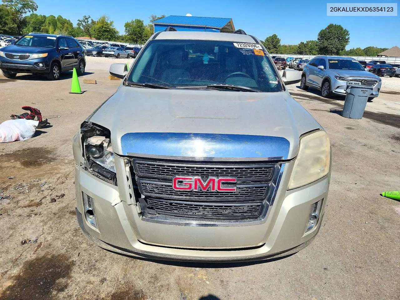 2013 GMC TERRAIN VIN 2GKALUEKXD6354123 — фото 5