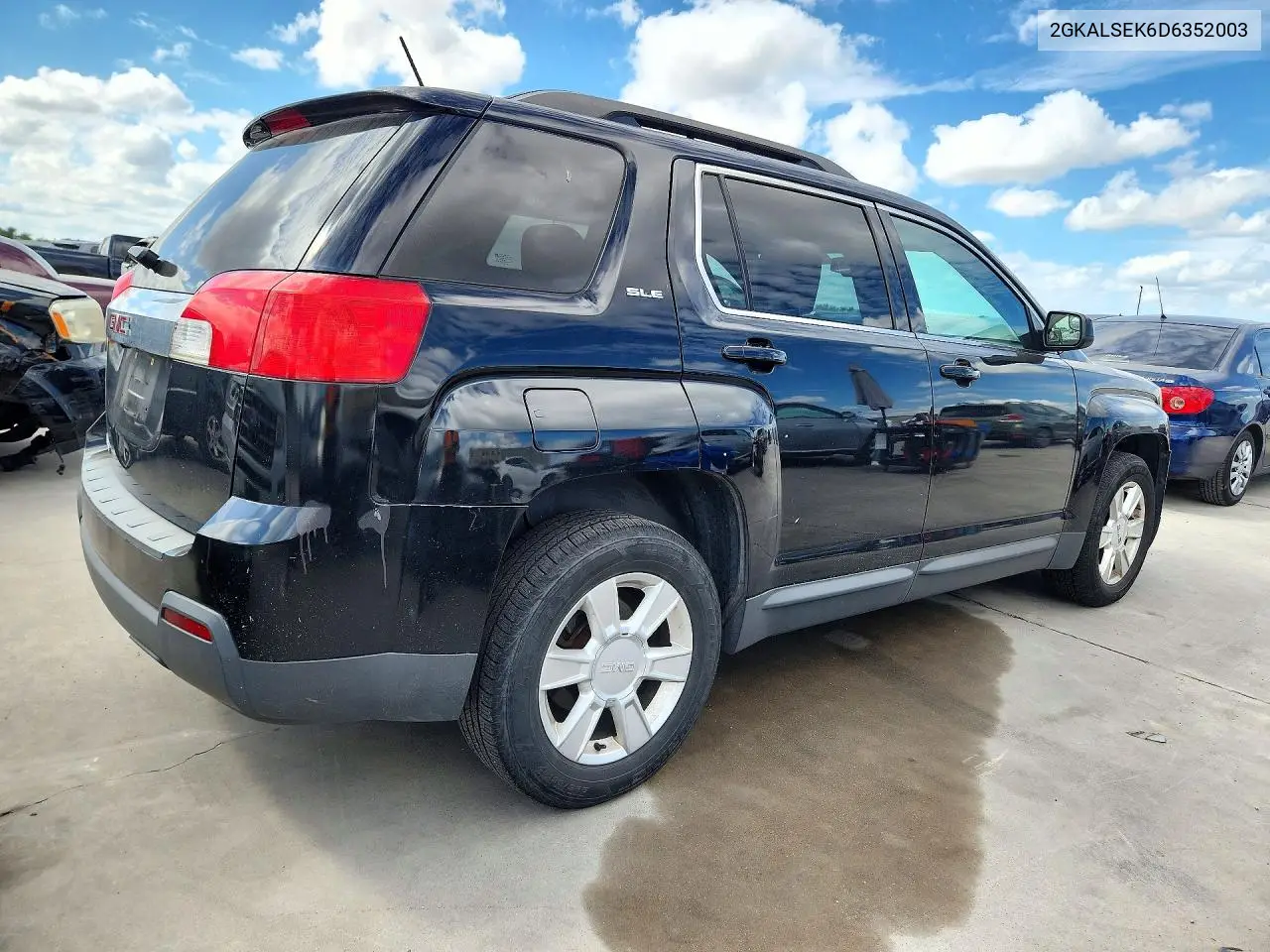 2013 GMC TERRAIN VIN 2GKALSEK6D6352003 — фото 3