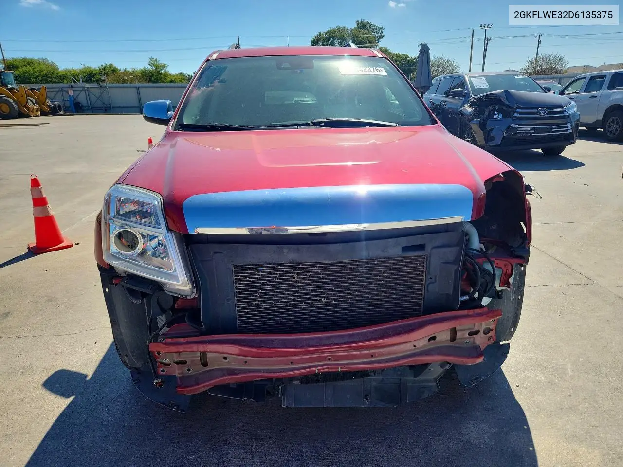 2013 GMC TERRAIN VIN 2GKFLWE32D6135375 — фото 5