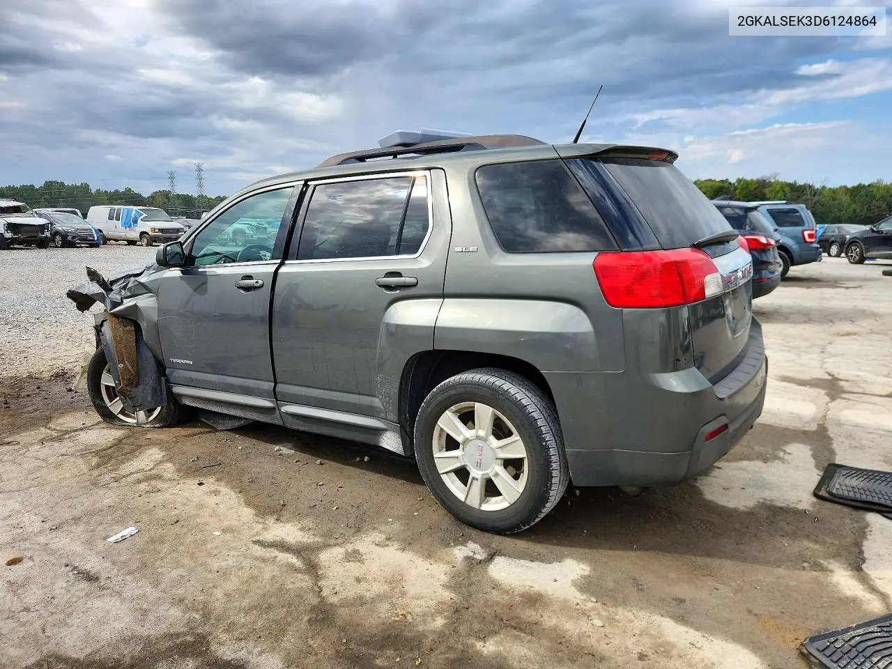 2013 GMC TERRAIN VIN 2GKALSEK3D6124864 — фото 2