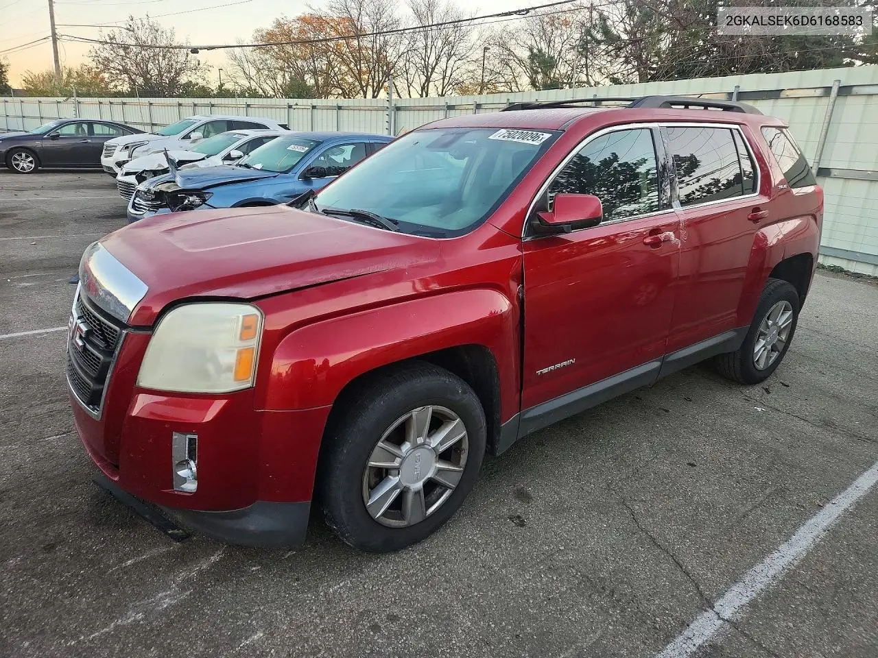 GMC TERRAIN 2013, VIN 2GKALSEK6D6168583