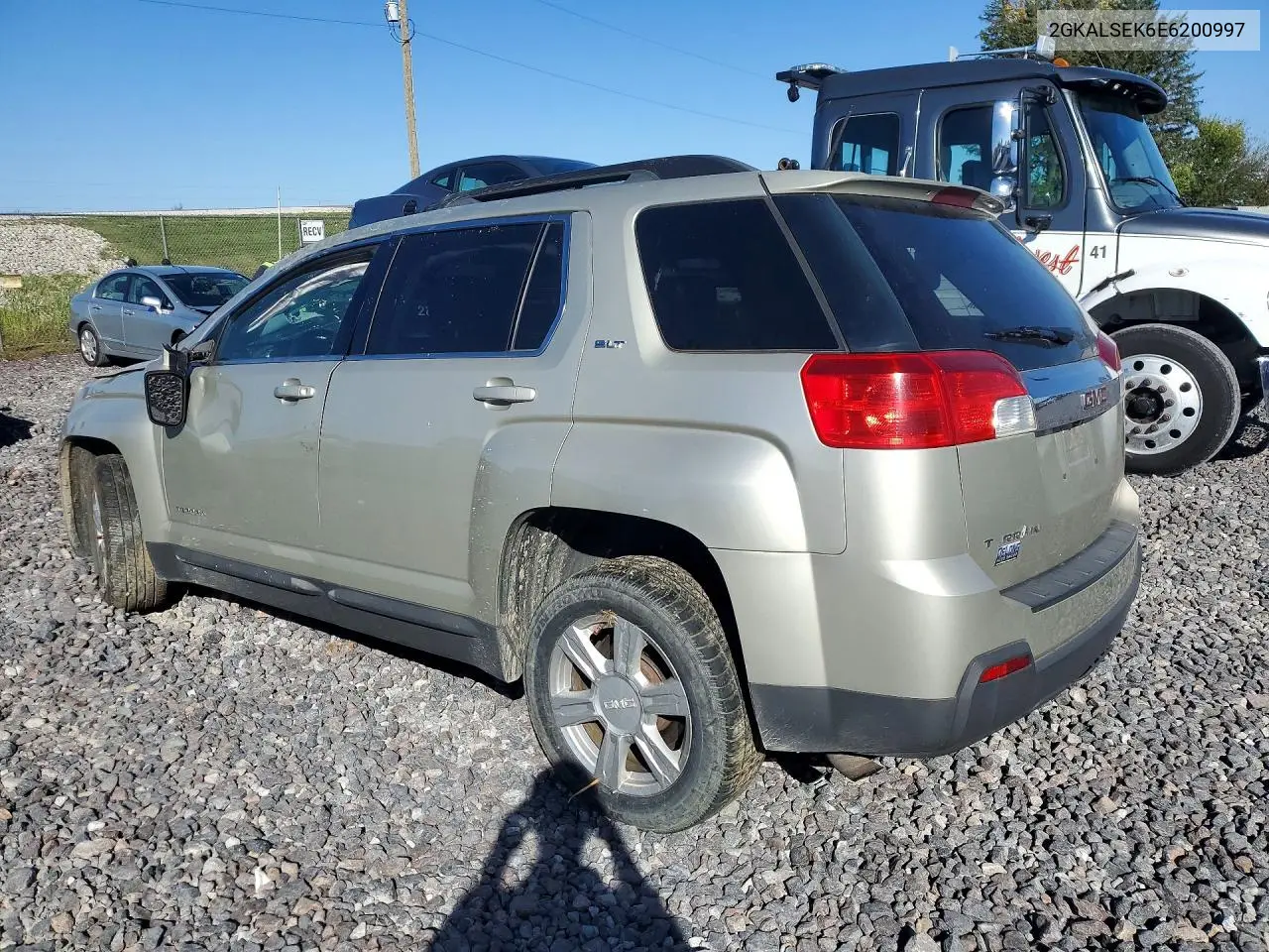 2014 GMC TERRAIN VIN 2GKALSEK6E6200997 — фото 2