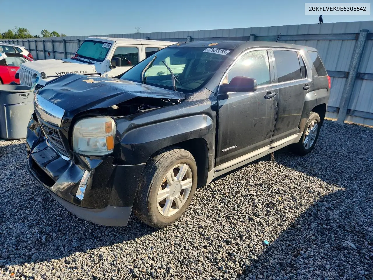 GMC TERRAIN 2014, VIN 2GKFLVEK9E6305542