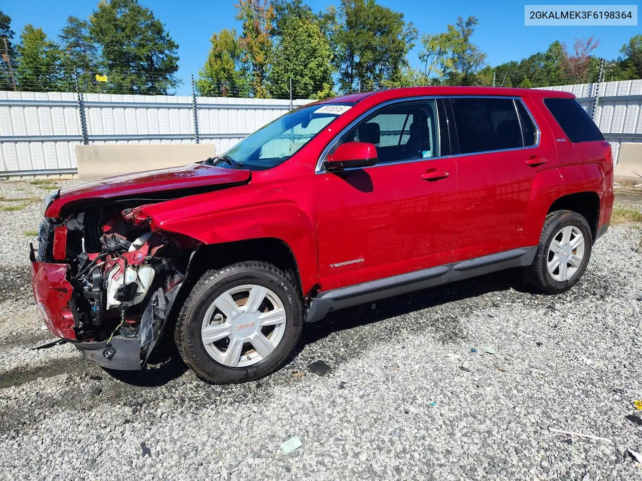 GMC TERRAIN 2015, VIN 2GKALMEK3F6198364