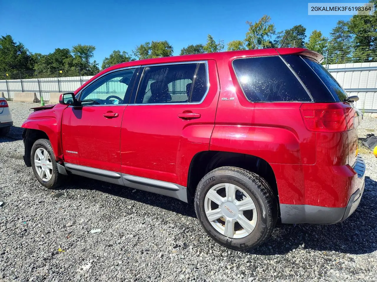 2015 GMC TERRAIN VIN 2GKALMEK3F6198364 — фото 2