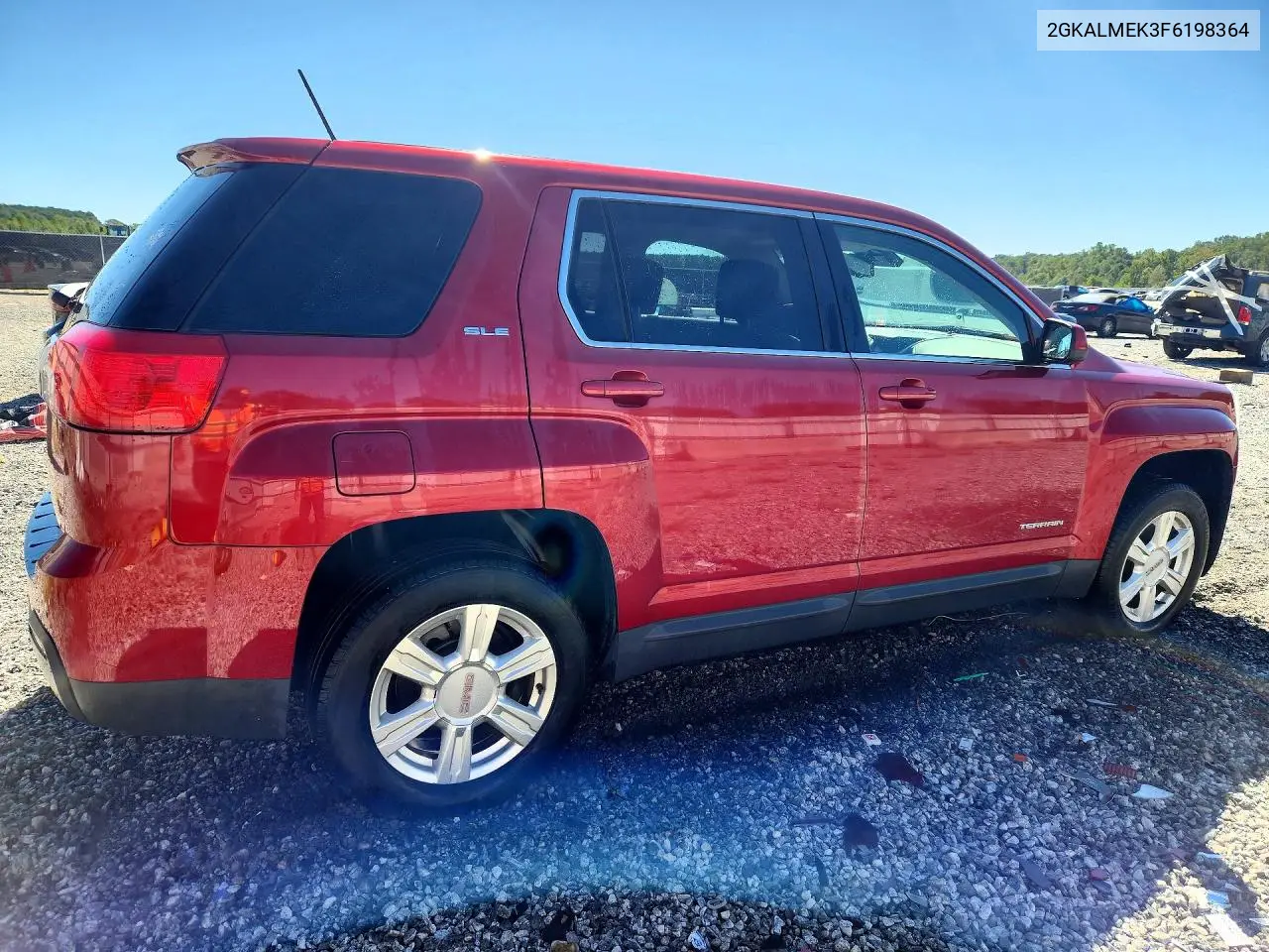 2015 GMC TERRAIN VIN 2GKALMEK3F6198364 — фото 3