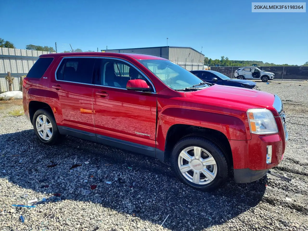 2015 GMC TERRAIN VIN 2GKALMEK3F6198364 — фото 4