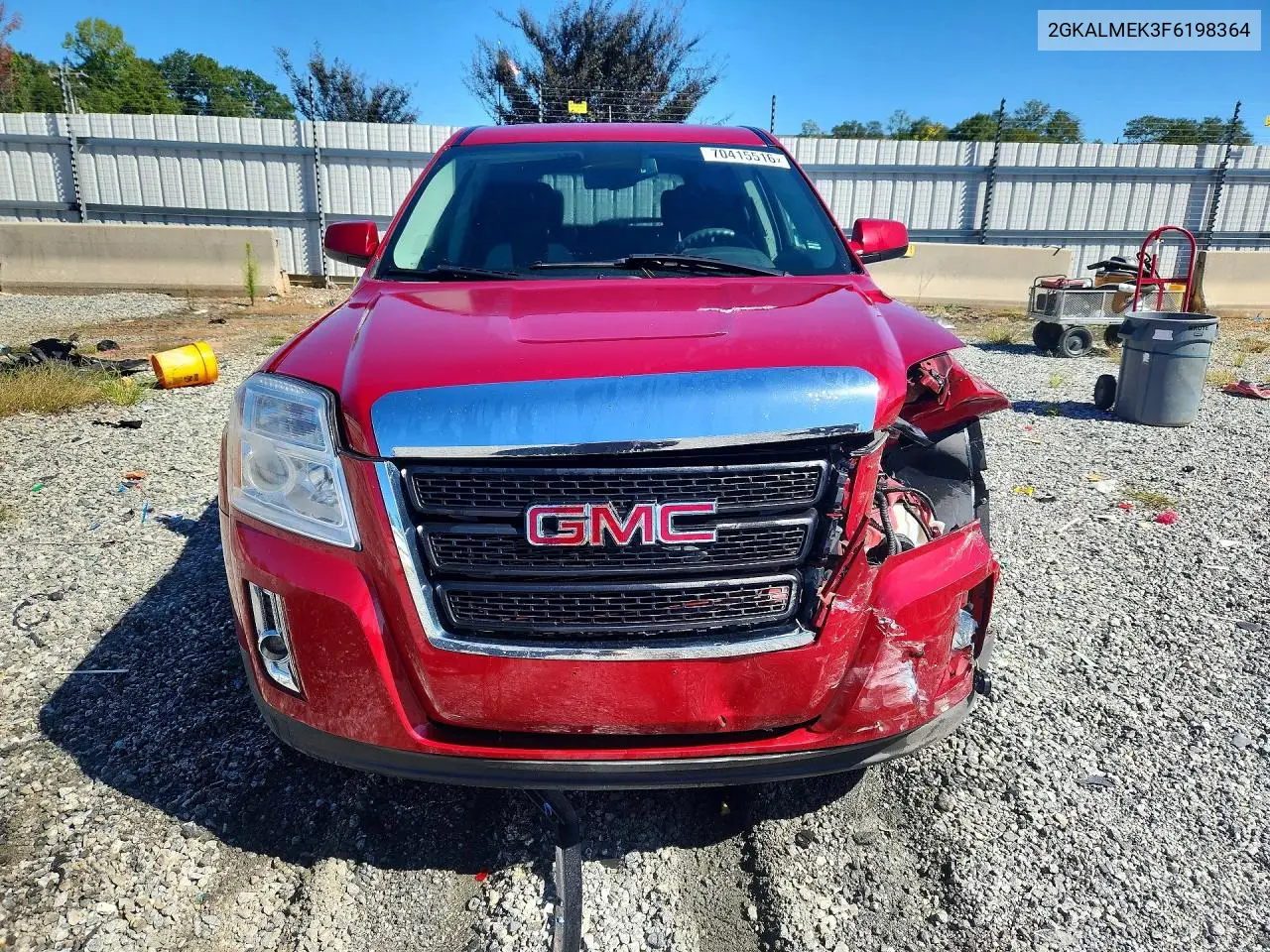 2015 GMC TERRAIN VIN 2GKALMEK3F6198364 — фото 5
