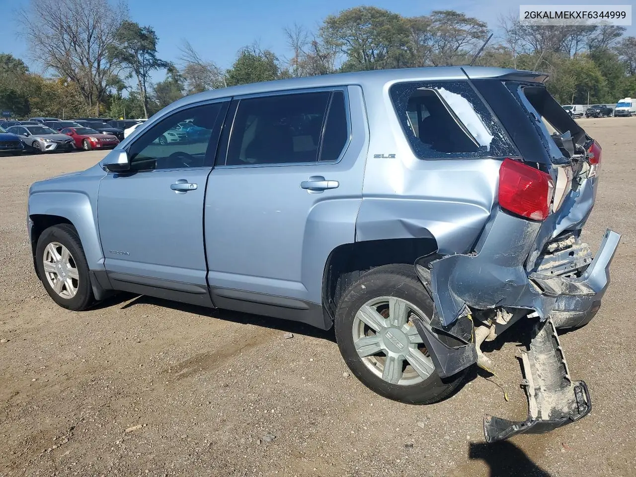 2015 GMC TERRAIN VIN 2GKALMEKXF6344999 — фото 2