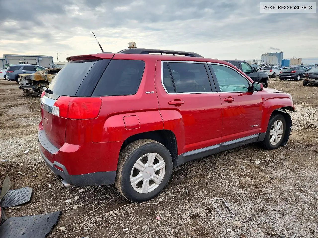 2015 GMC TERRAIN VIN 2GKFLRE32F6367818 — фото 3