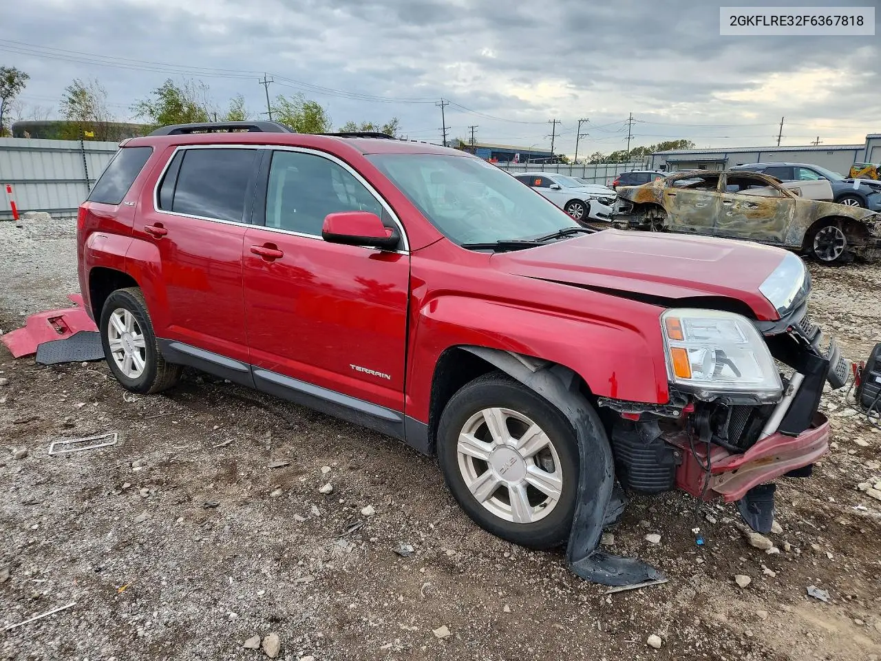 2015 GMC TERRAIN VIN 2GKFLRE32F6367818 — фото 4