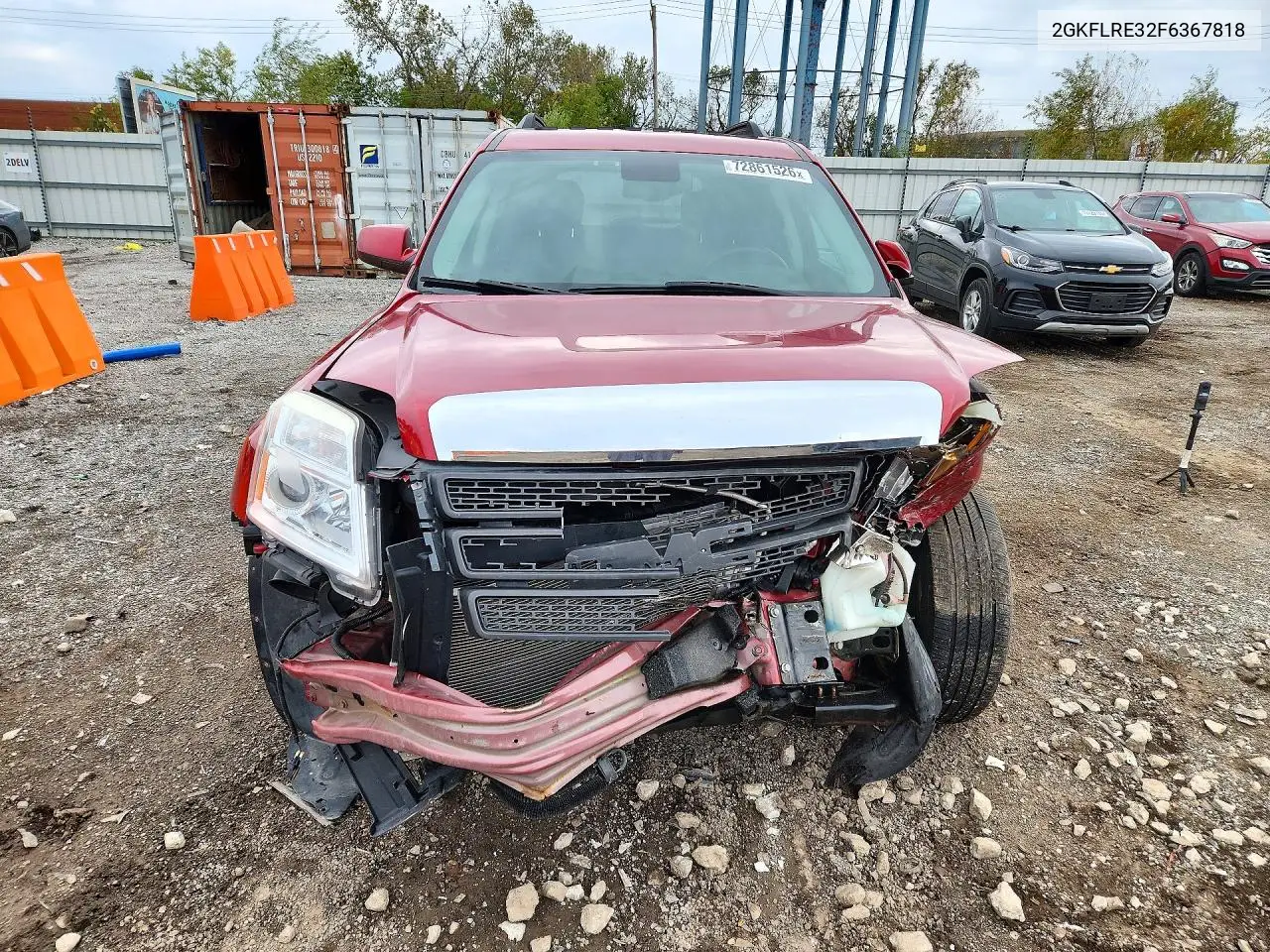 2015 GMC TERRAIN VIN 2GKFLRE32F6367818 — фото 5